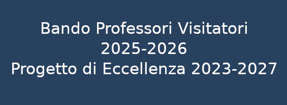Bando Professori Visitatori 2025-2026