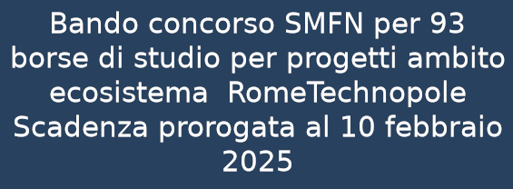 Bando di concorso della Facoltà di SMFN