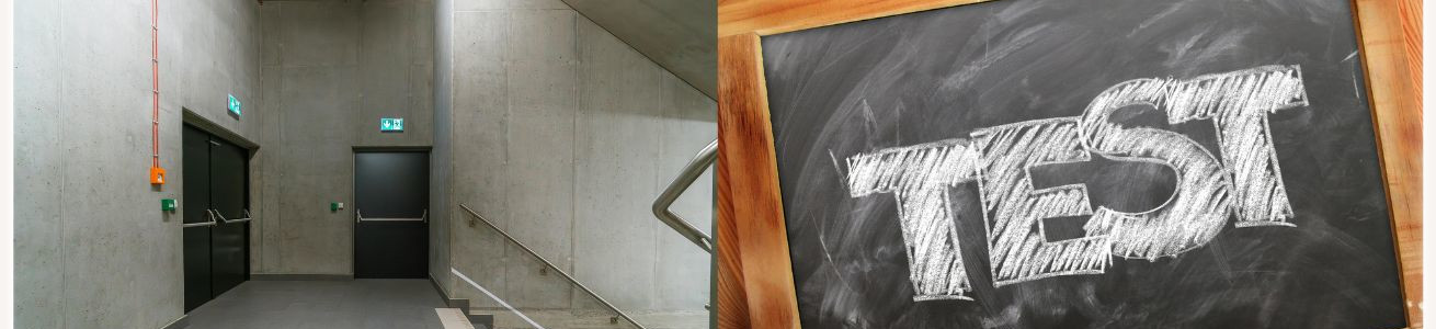 Prove evacuazione edifici del Dipartimento di Matematica