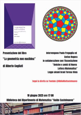 Presentazione del libro "La geometria non euclidea" di Alberto Cogliati